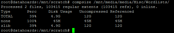 Wordlists compressed well after removing rogue do not compress flag