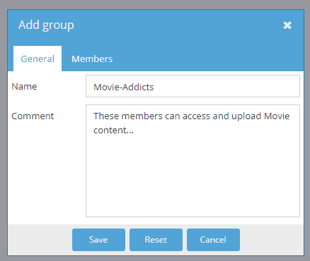 Creating an OMV group for accessing Movies