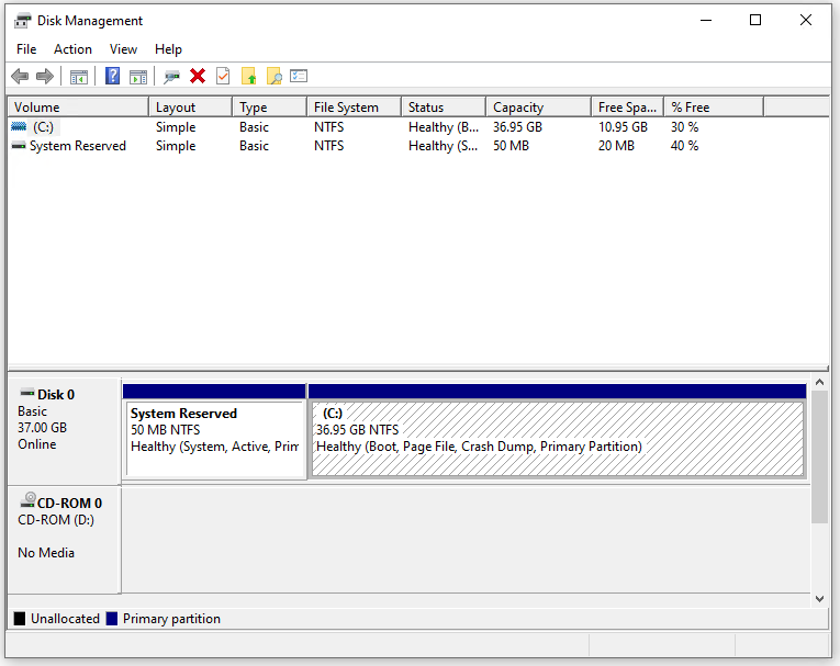 Disk Management still not showing the new hard drive