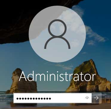 Login to the Server 2022 VM with the administrator account