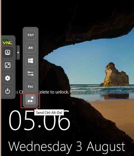 Send CTRL-ALT-DELETE to VM